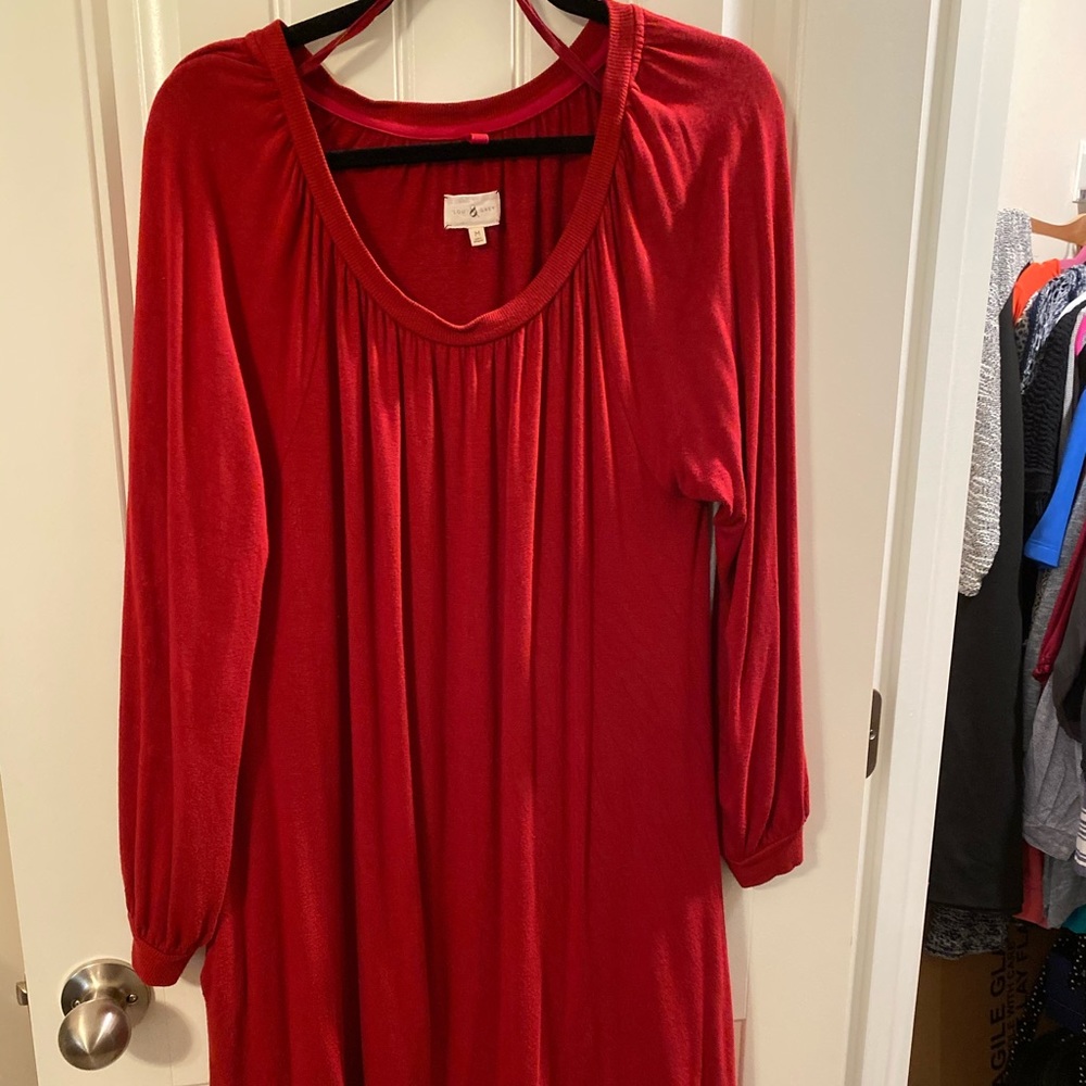 Loft - Lou and Grey red dress